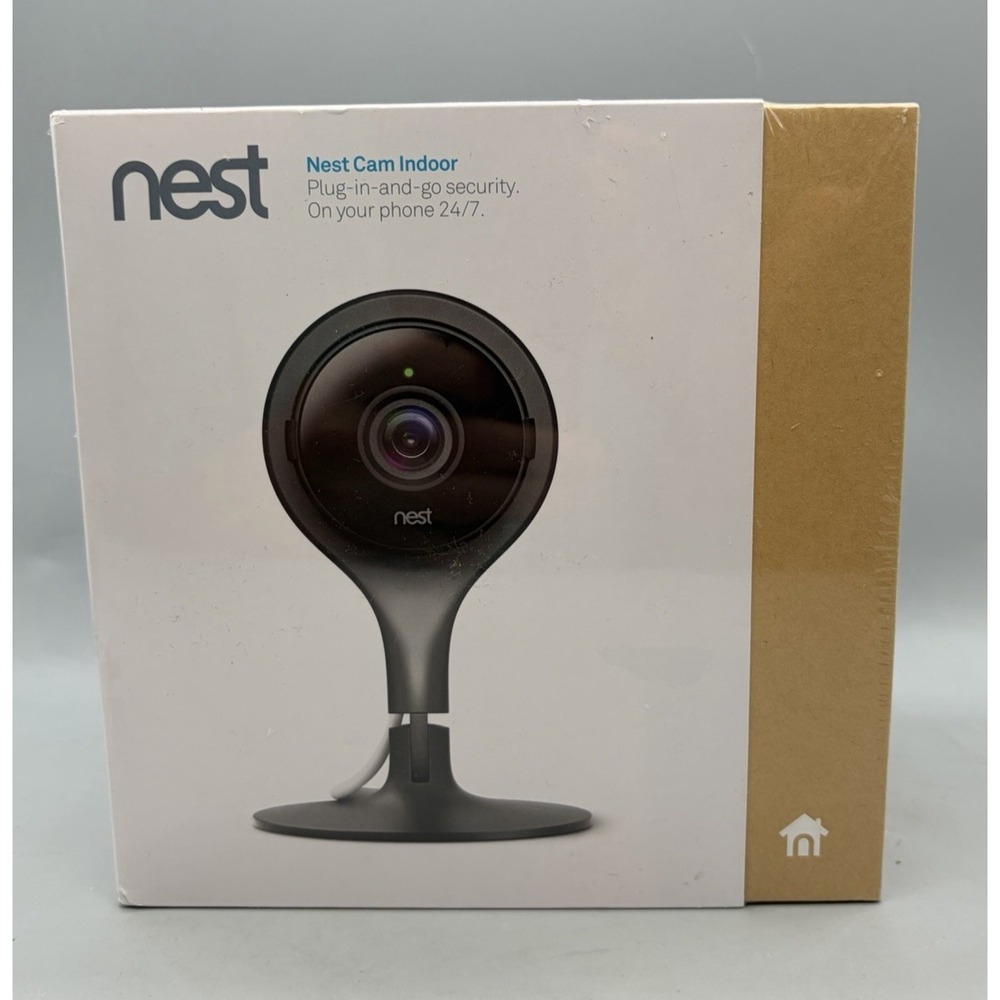 Google Nest Cam (NC1102ES) Indoor Security Camera Black A0005 - Sealed